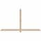 Ekena Millwork Eugene Smooth Timber Gable Bracket, Douglas Fir, 84"W x 45"H x 1 1/2"D x 3 1/2"F, 13/12 Pitch GBW084X45X0204EUG00SDF - alternate 1
